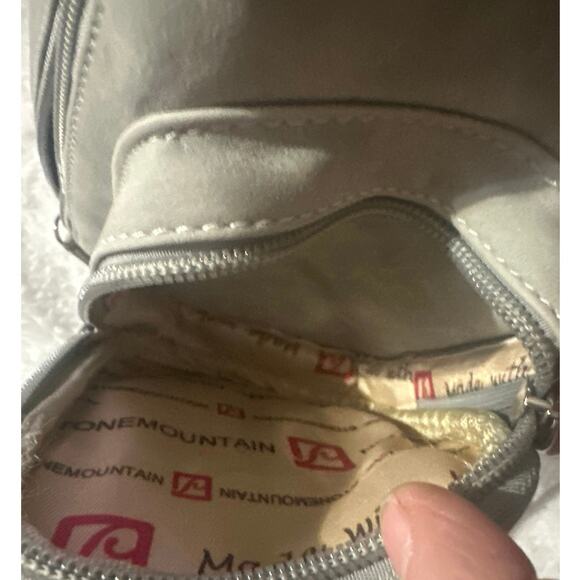 Stone Mountain USA Lt gray guitar strap catalina sling CrossBoddy Bag/hiking New - Picture 7 of 12